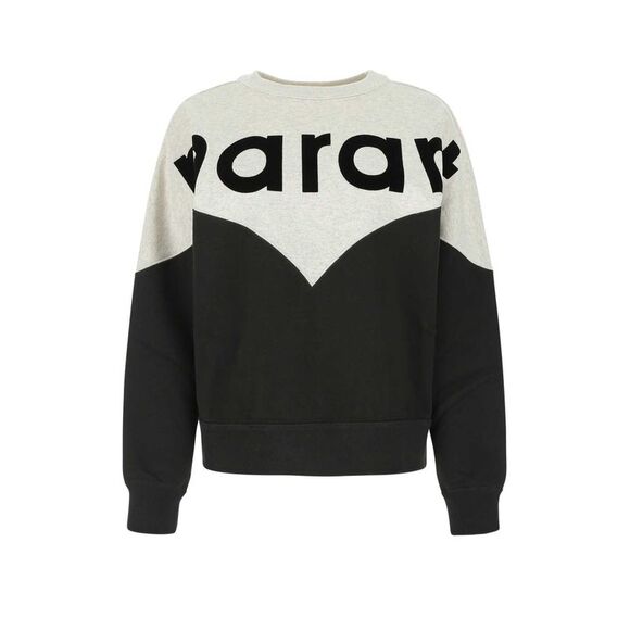 Isabel Marant Etoile Women Two-Tone Cotton Blend Houston Sweatshirt